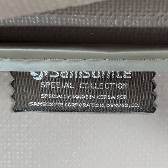 Samsonite Tweed Special Collection soft sided luggage suitcase, overnight bag - Picture 11 of 16